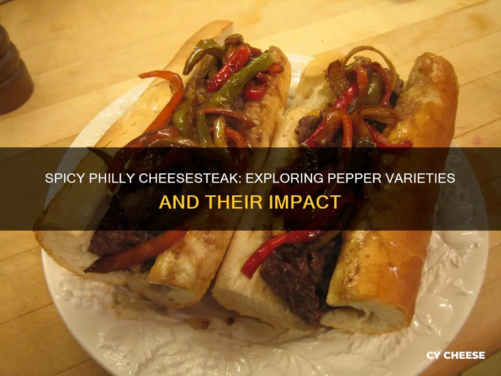 what kind of pepepers on philly cheese