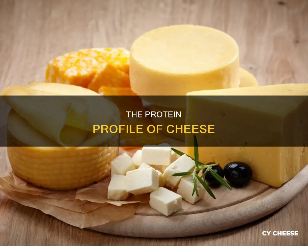 what kind of protein in cheese