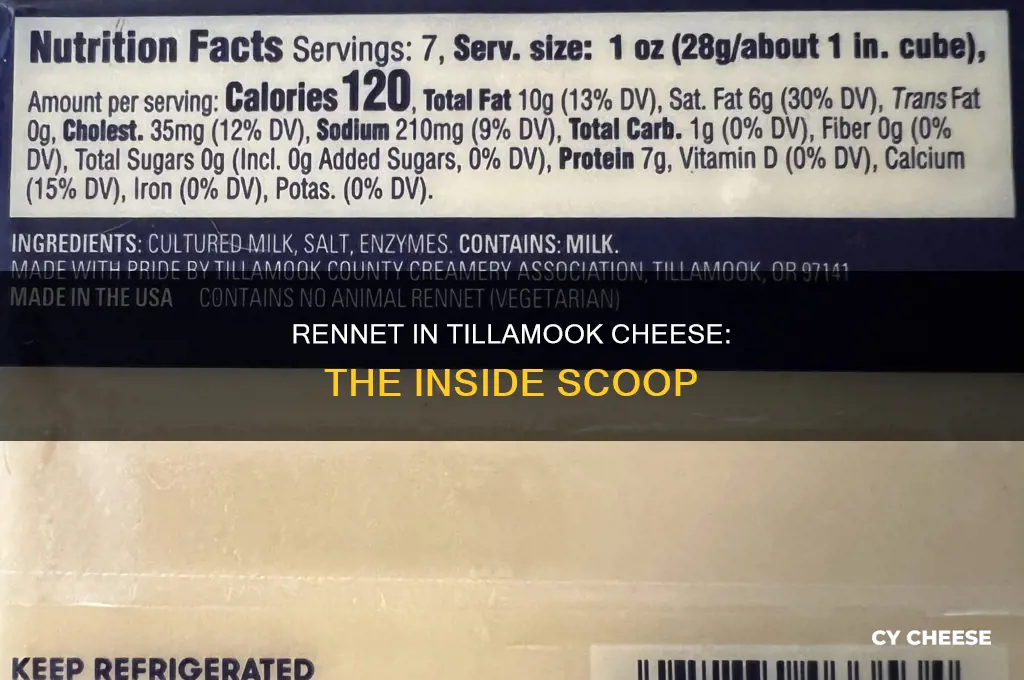 what kind of rennet does tillamook cheese use