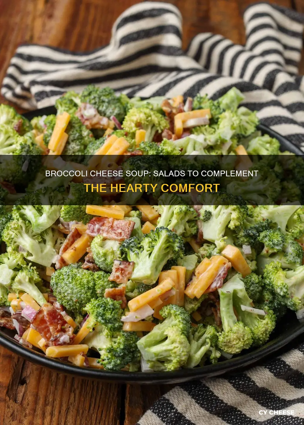 what kind of salads to pair with broccoli cheese soup