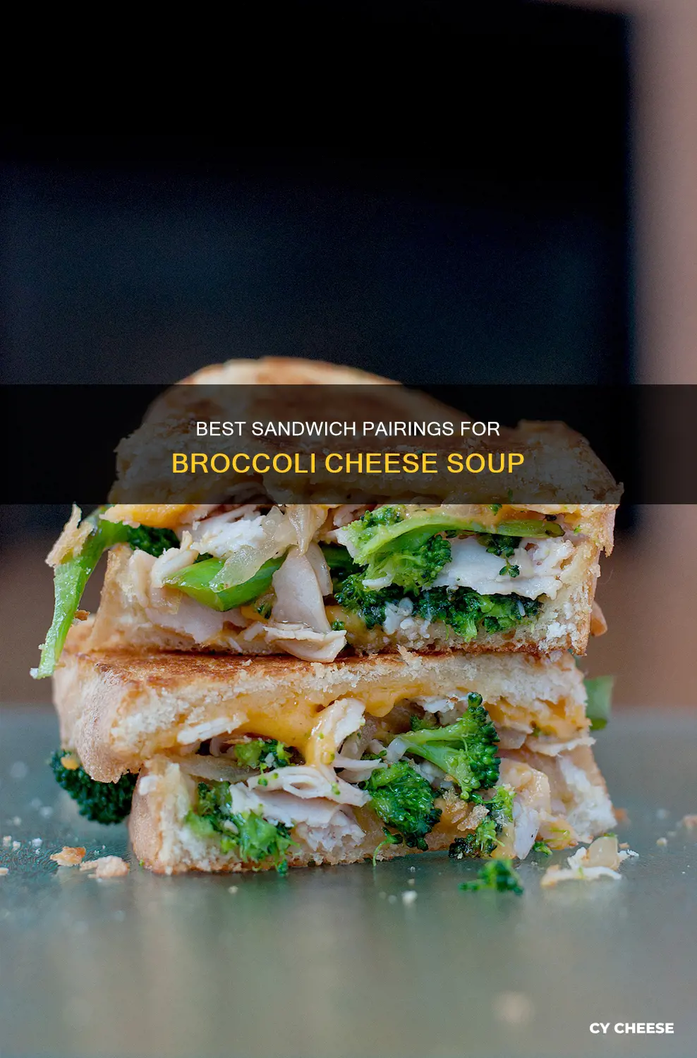 what kind of sandwich goes with broccoli cheese soup