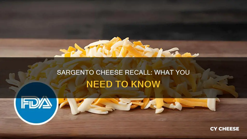 what kind of sargento cheese is recalled