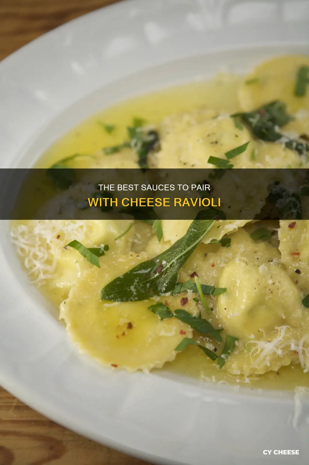 what kind of sauce do you put on cheese ravioli