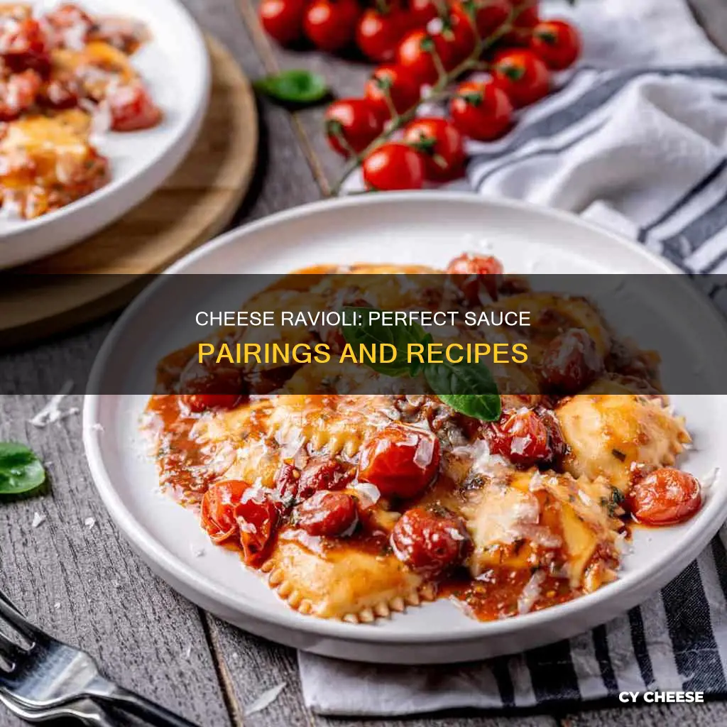 what kind of sauce goes with four cheese ravioli