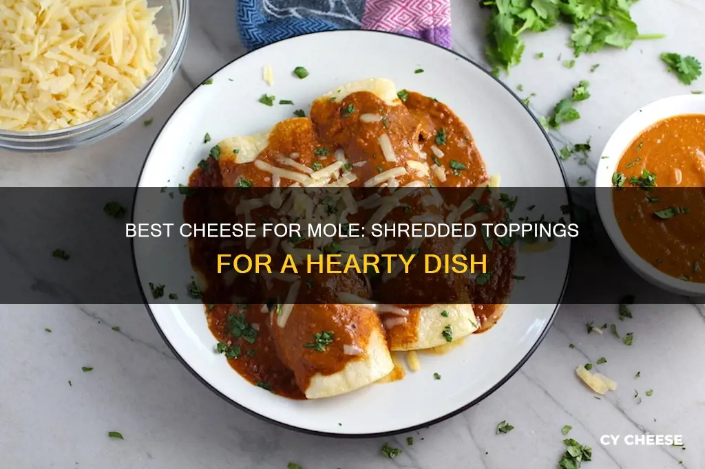 what kind of shredded cheese for mole