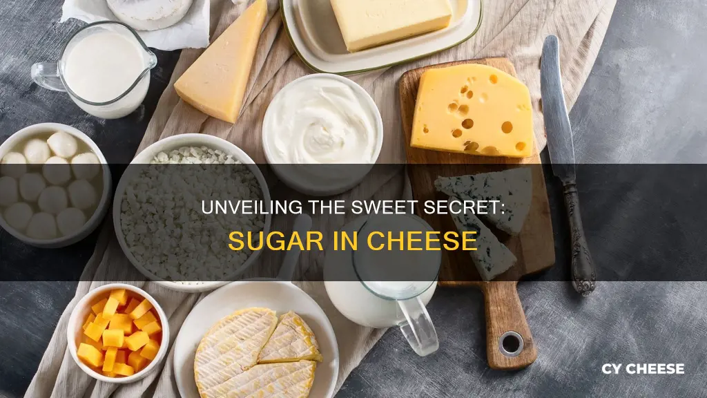 what kind of sugar is in cheese