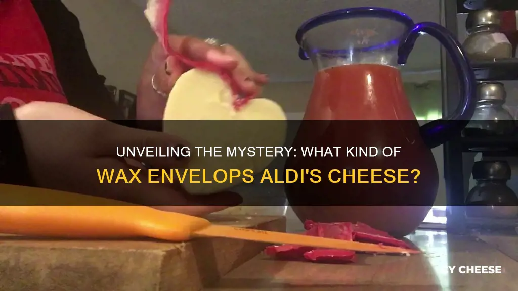 what kind of wax is aldi cheese in