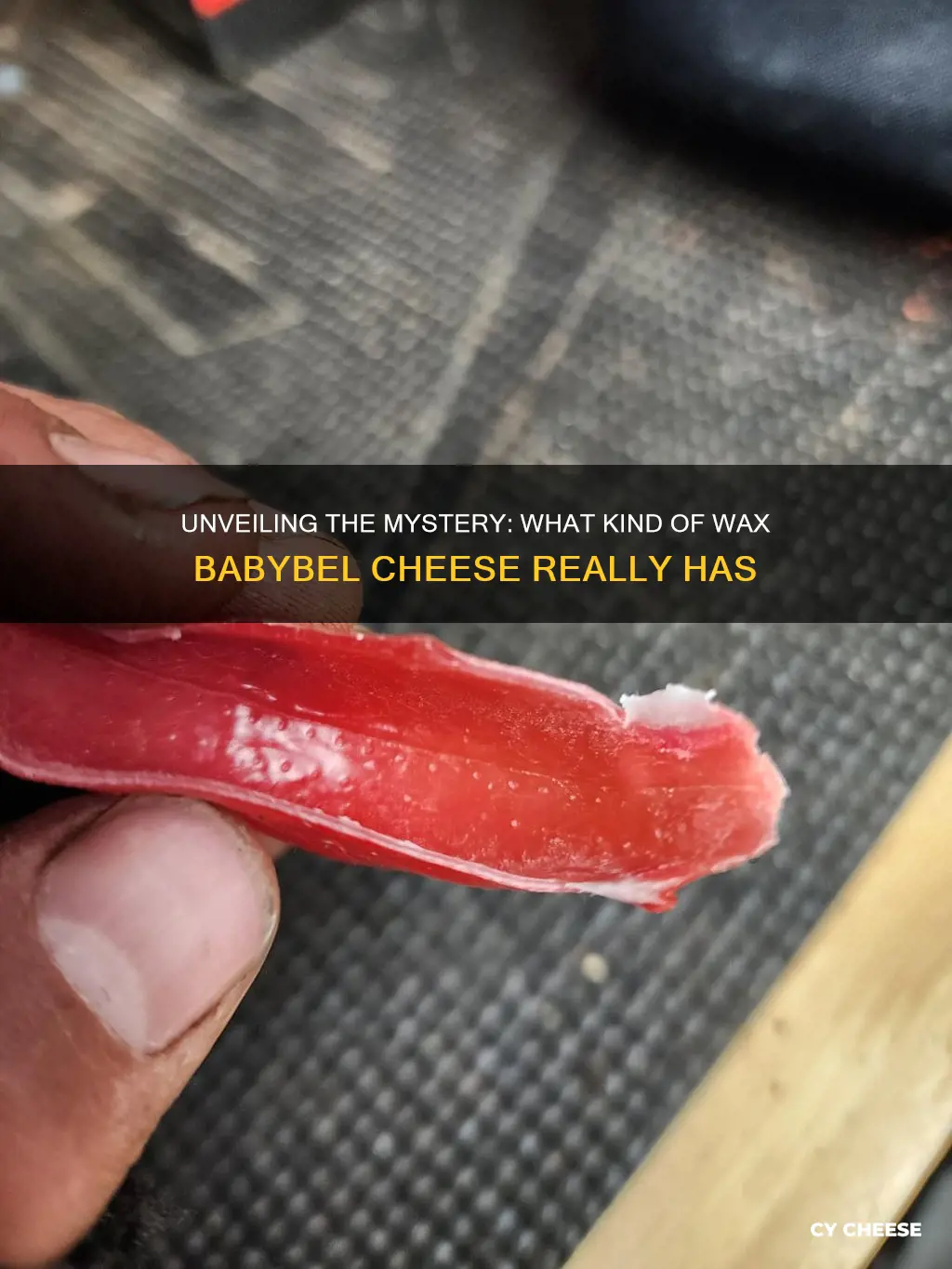 what kind of wax is on babybel cheese