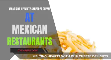 The Mystery of Mexican Restaurant White Shredded Cheese