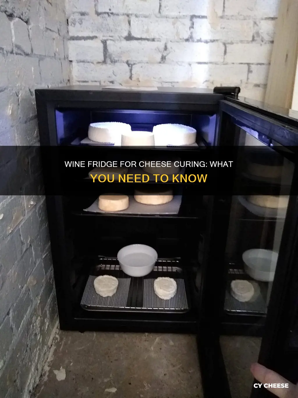 what kind of wine refrigerator for curing cheese