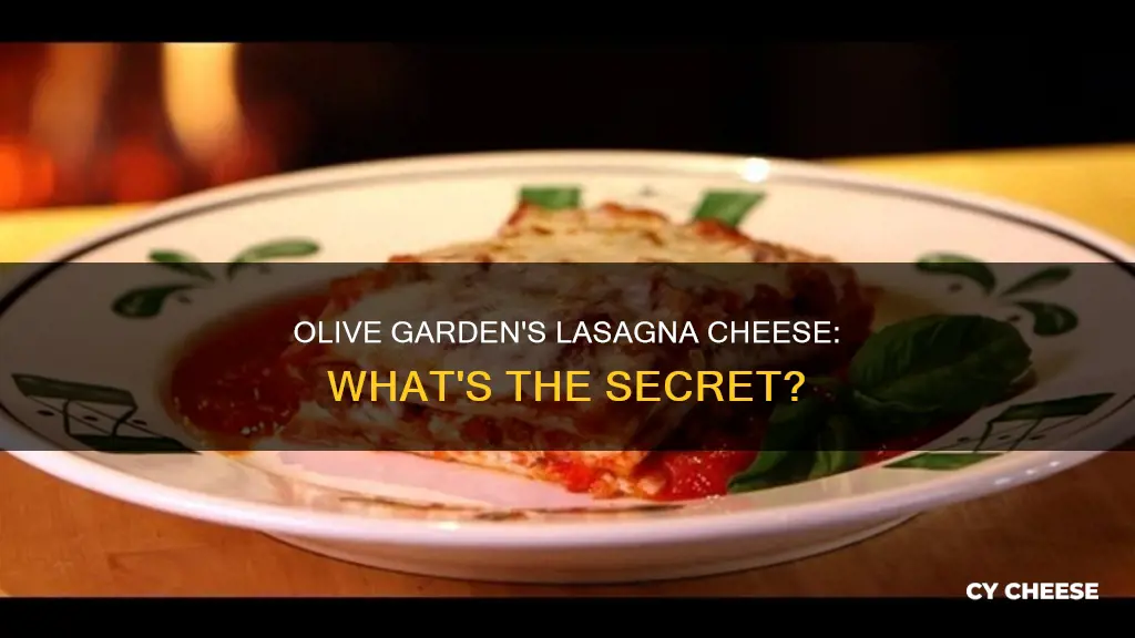 what kind off cheese is in olive garden lasagna