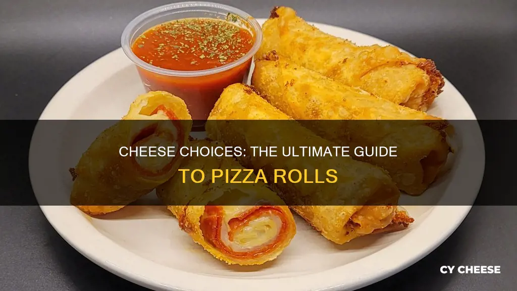 what kinda cheese in pizza rolls