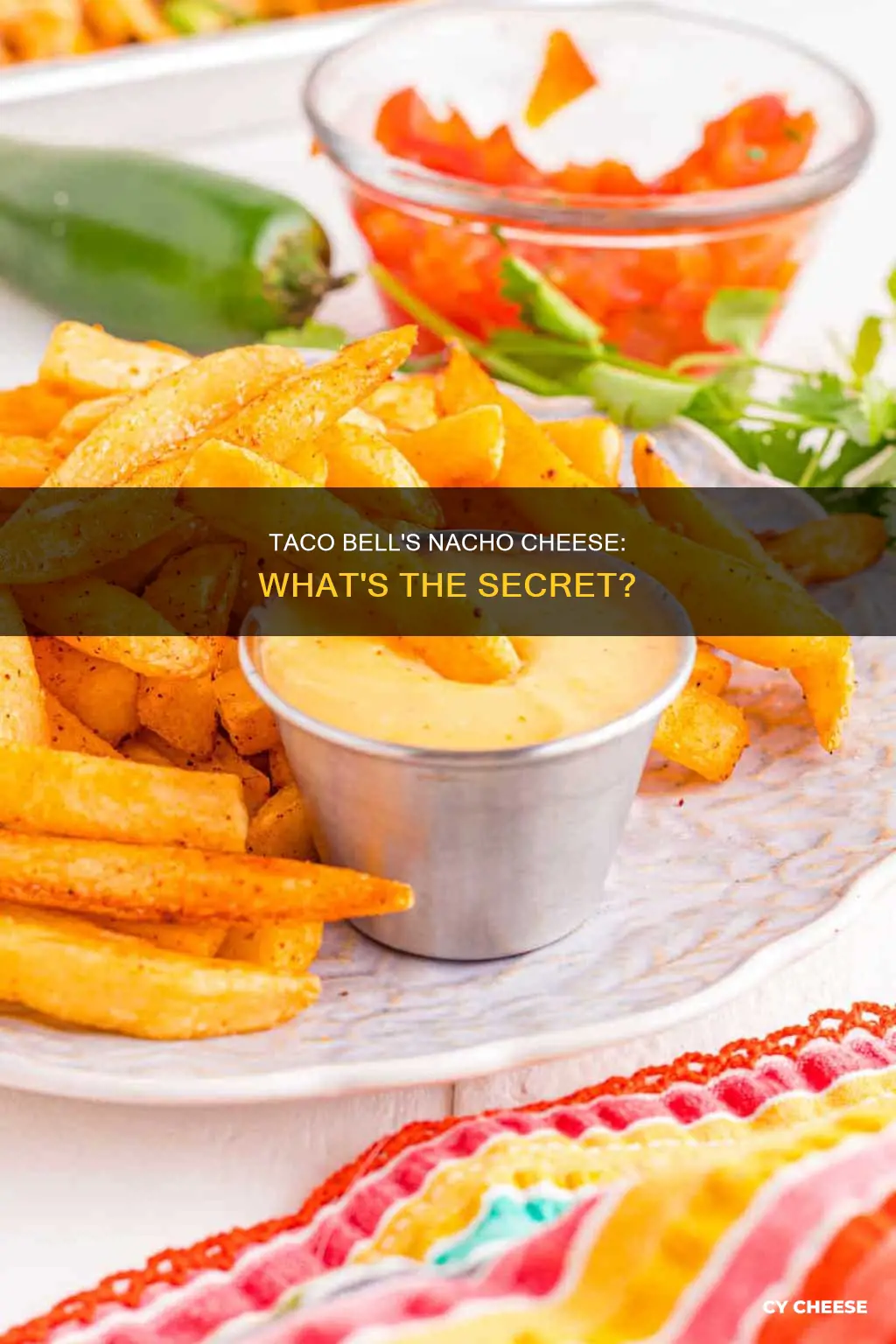 what kinda cheese is the nacho cheese at taco bell