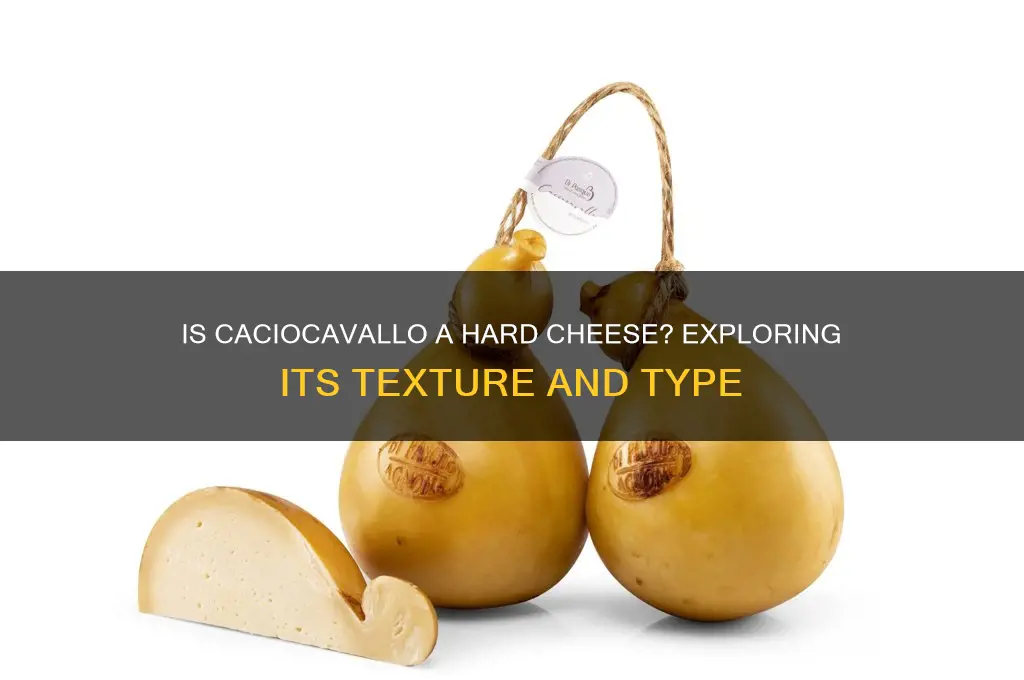 what kindof cheese is caciocavallo a hard cheese