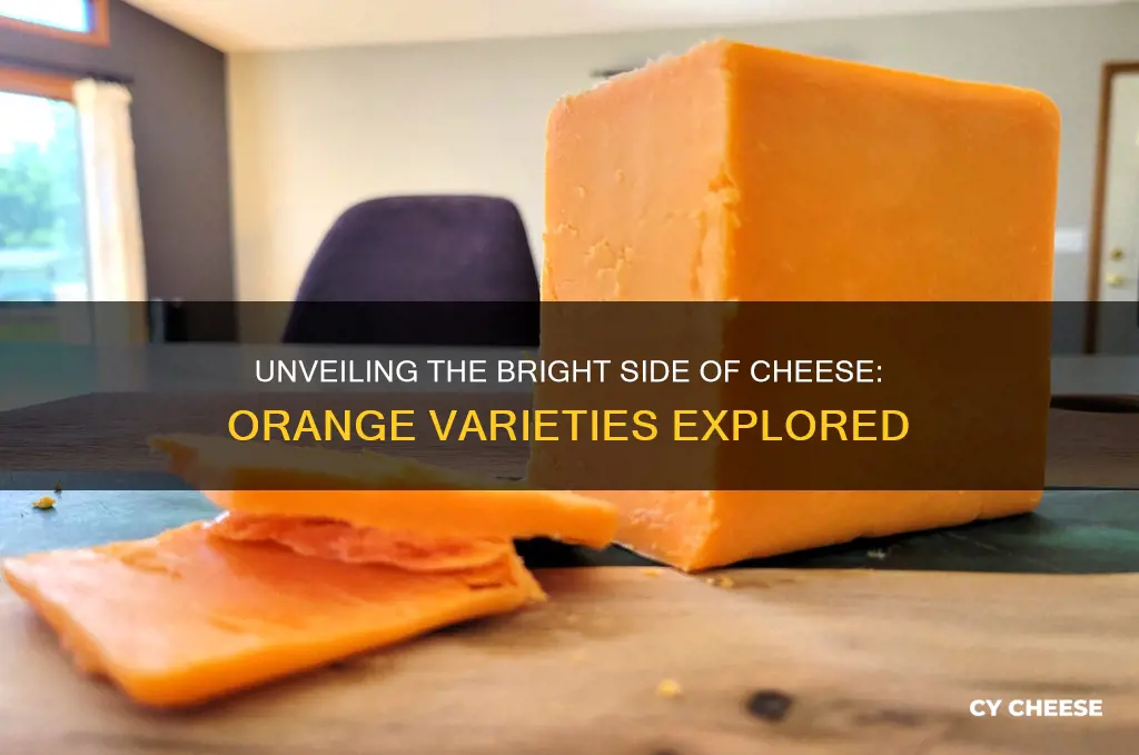 what kinds of cheese are orange