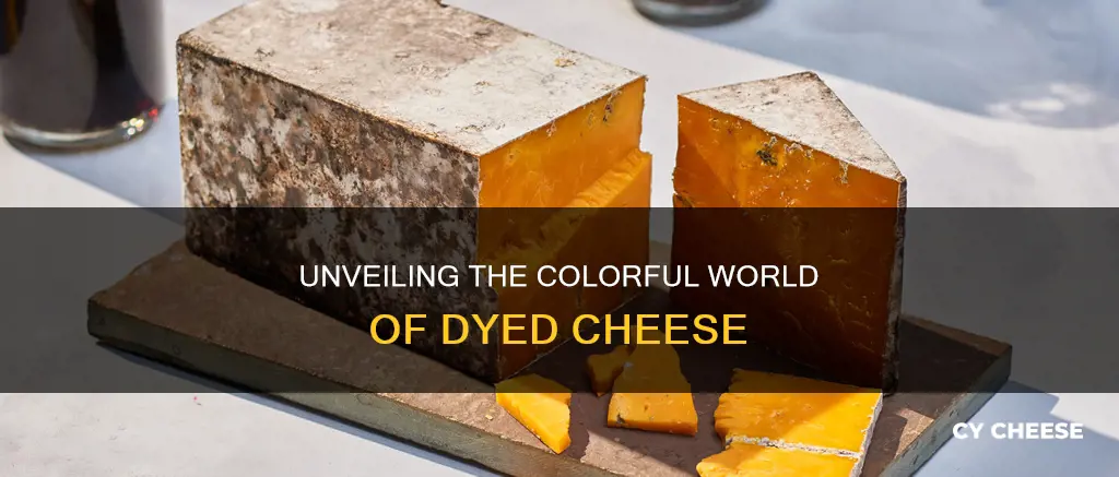 what kinds of cheese contain dye