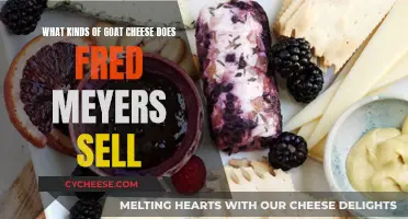 Goat Cheese Varieties at Fred Meyer's Deli