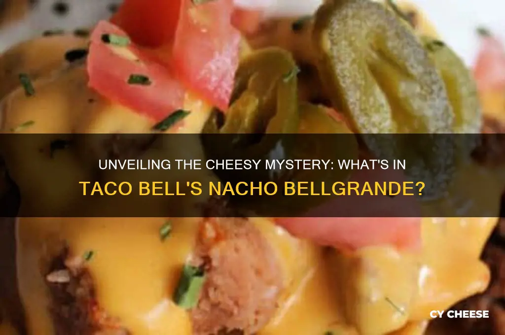 what kindve cheese is in nacho bell grande