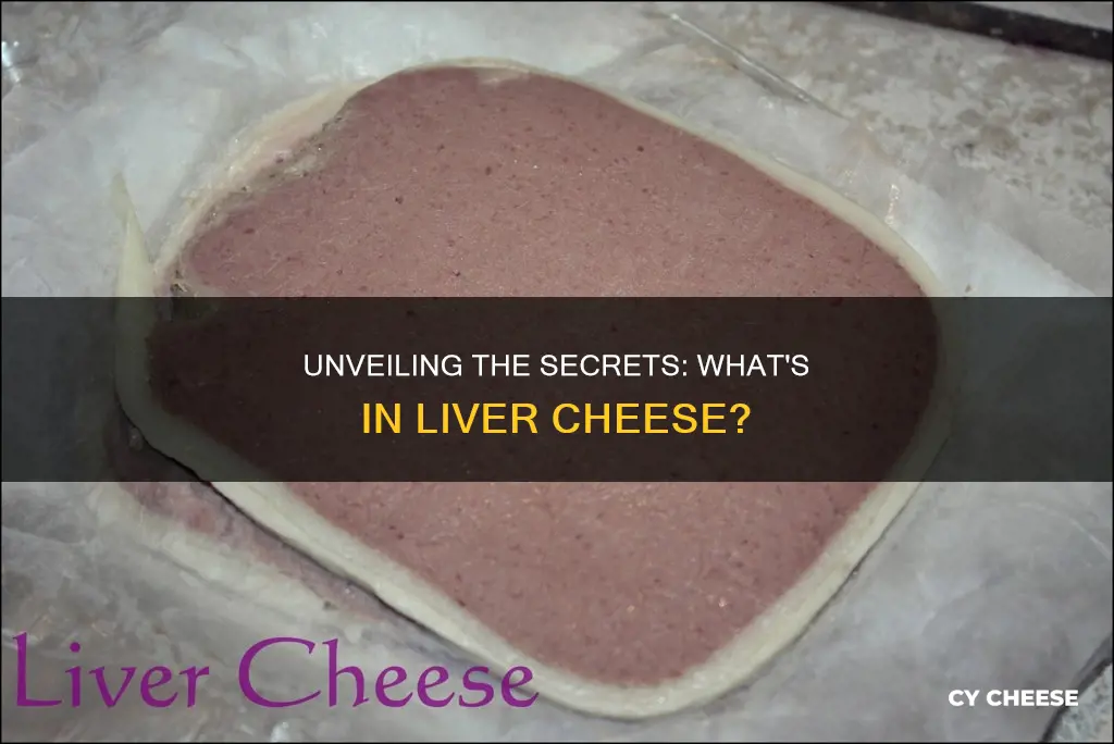 what liver cheese made from