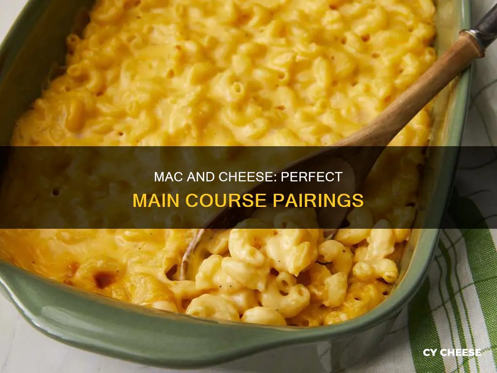 what main course goes with macaroni and cheese