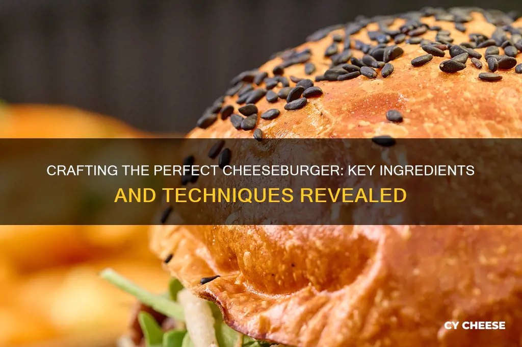 what makes a good cheese burger