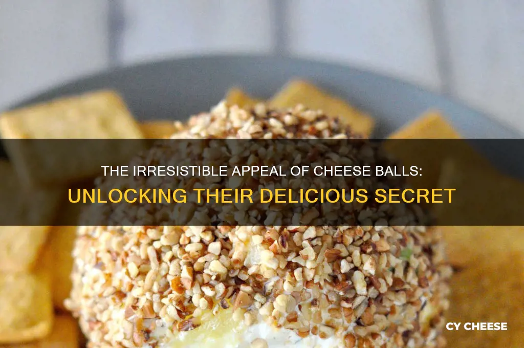 what makes cheese balls taste so good