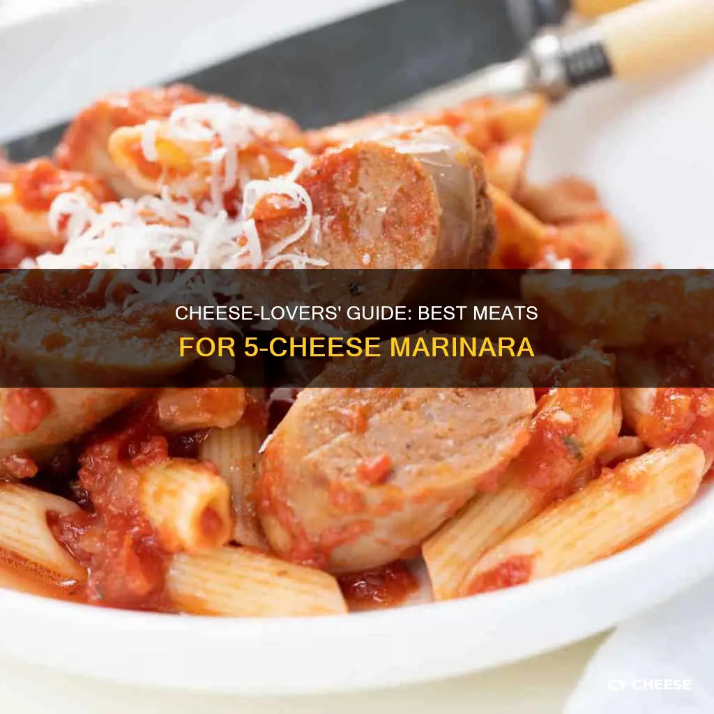 what meat goes best with 5 cheese marinara