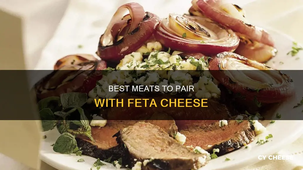 what meat goes best with feta cheese