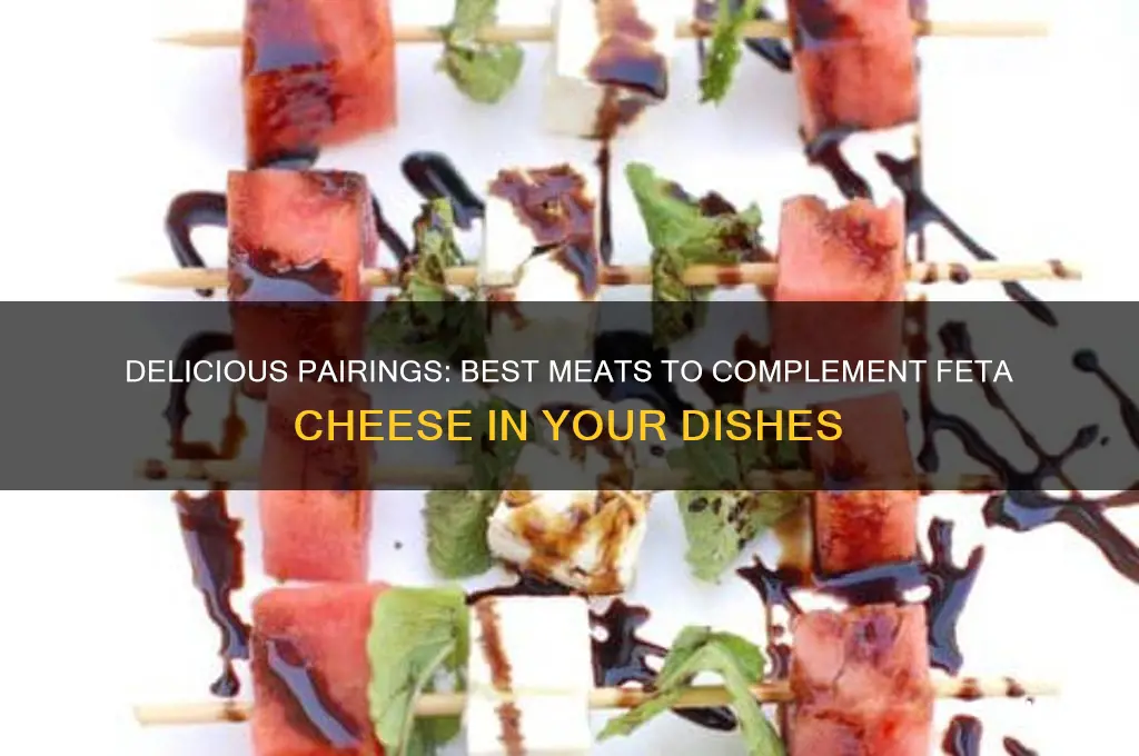 what meat goes good with feta cheese