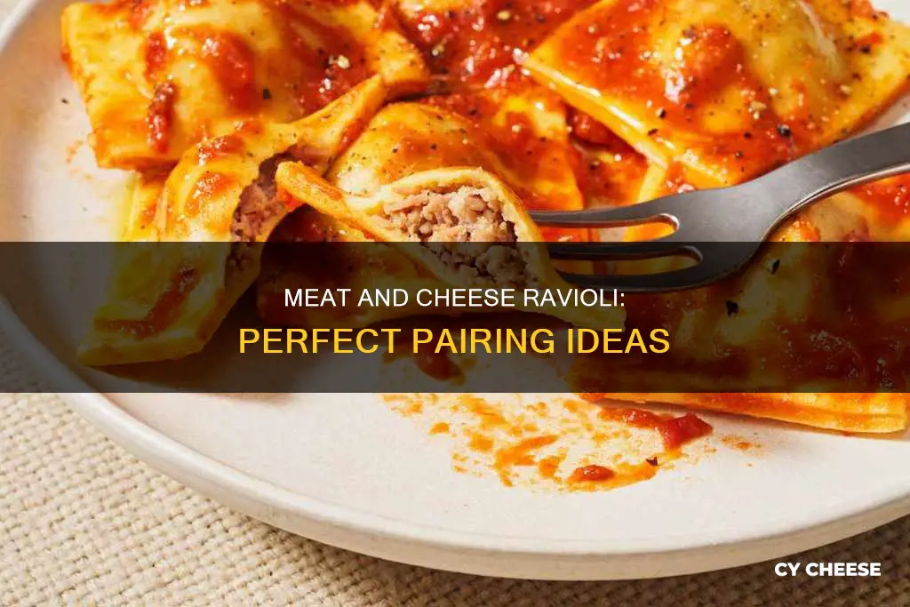 what meat goes well with cheese ravioli