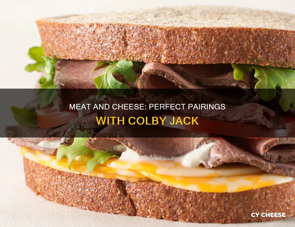 what meat goes with colby jack cheese