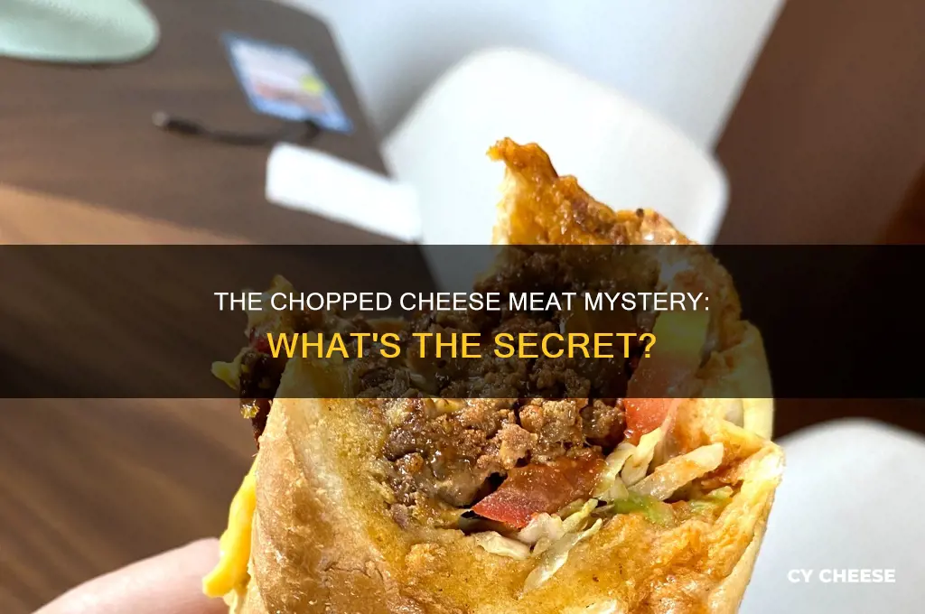 what meat is used for chopped cheese