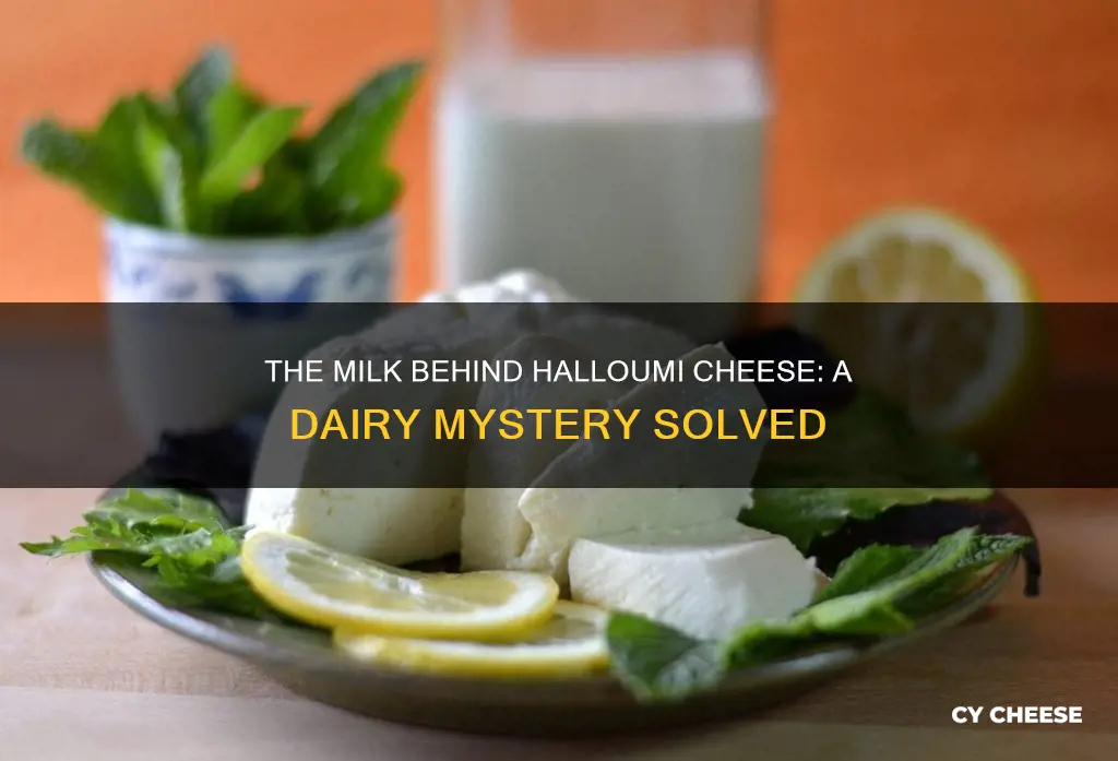 what milk is halloumi cheese made from