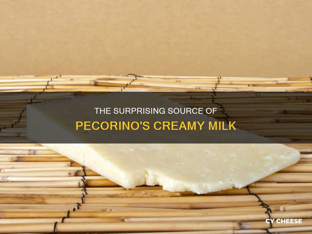 what milk is pecorino cheese made from