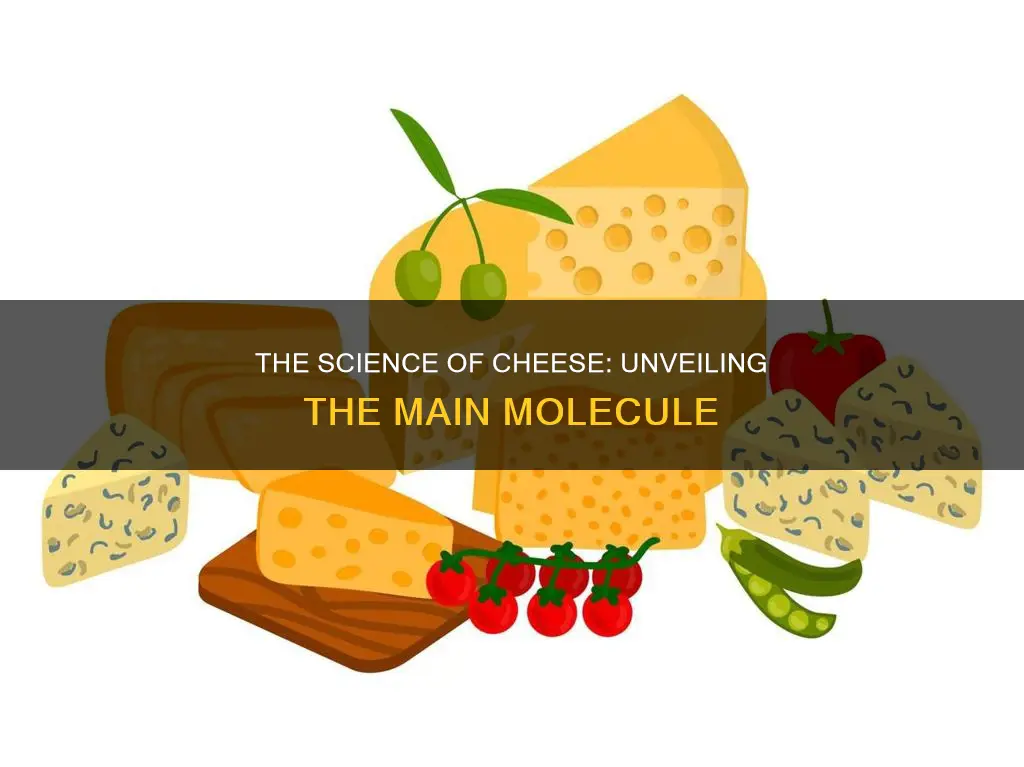 what molecule is cheese mostly made of