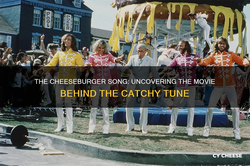 what movie is the cheese burger song in