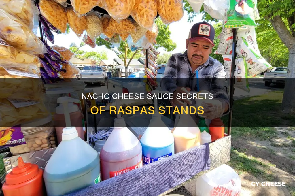 what nacho cheese sauce do raspas stands use