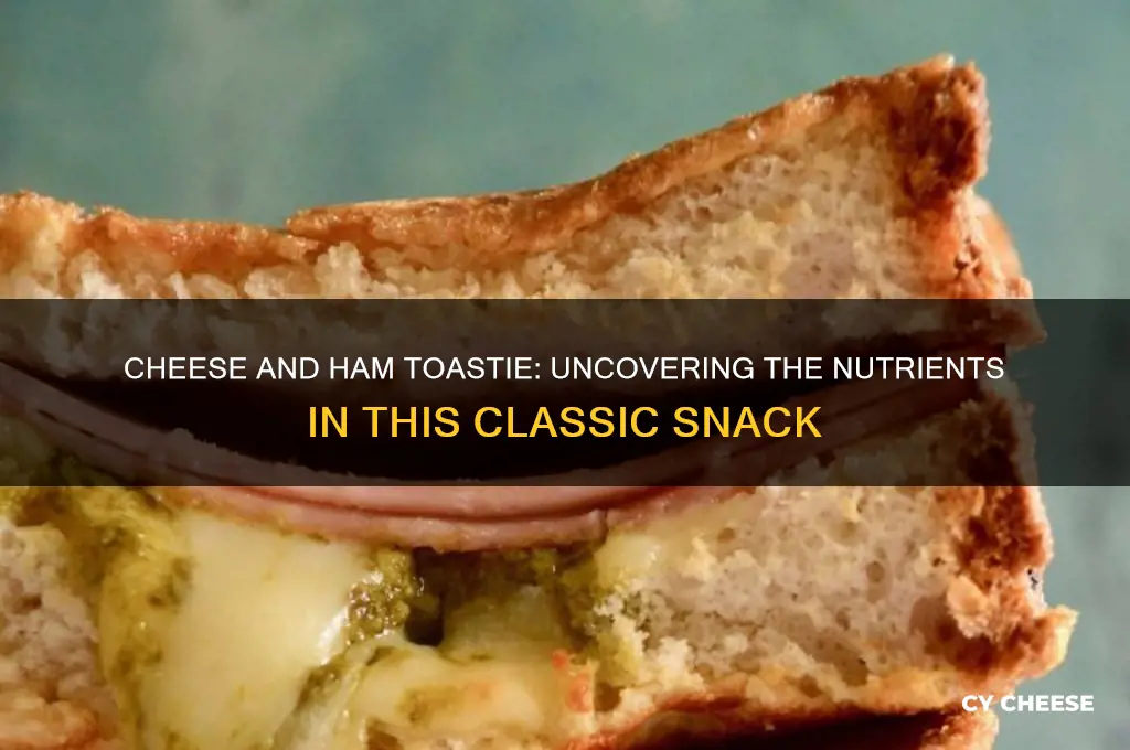 what nutrients are in a cheese and ham toastie
