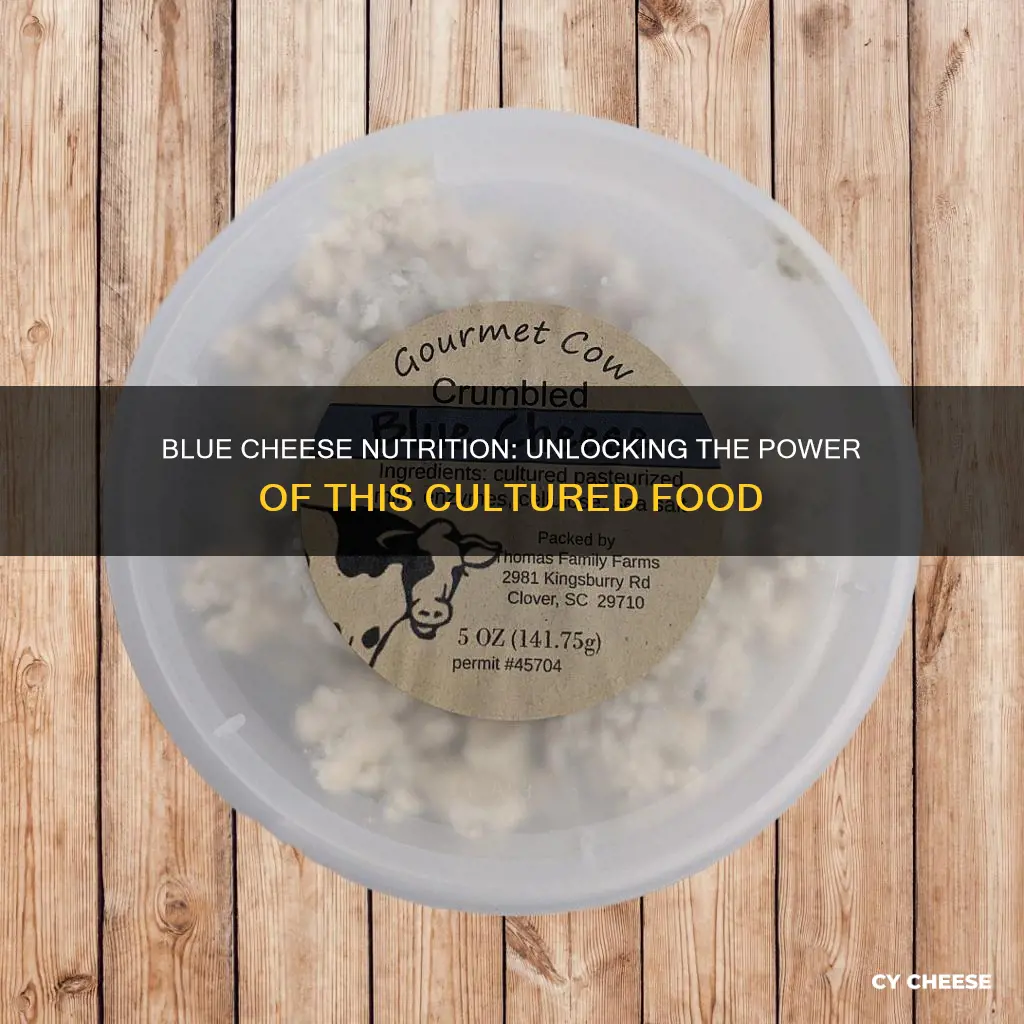 what nutrients does blue cheese contain