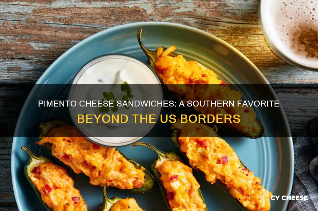 what other country besides the us has pimento cheese sandwiches
