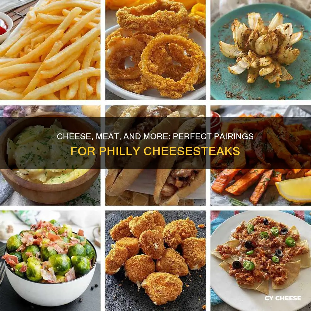 what other food goes well with philly cheese