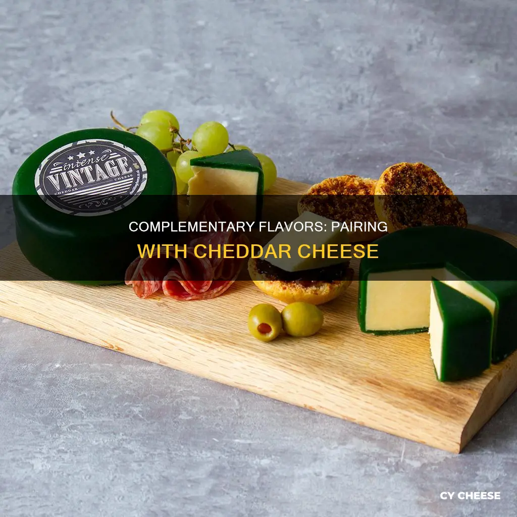 what pair with cheddar cheese