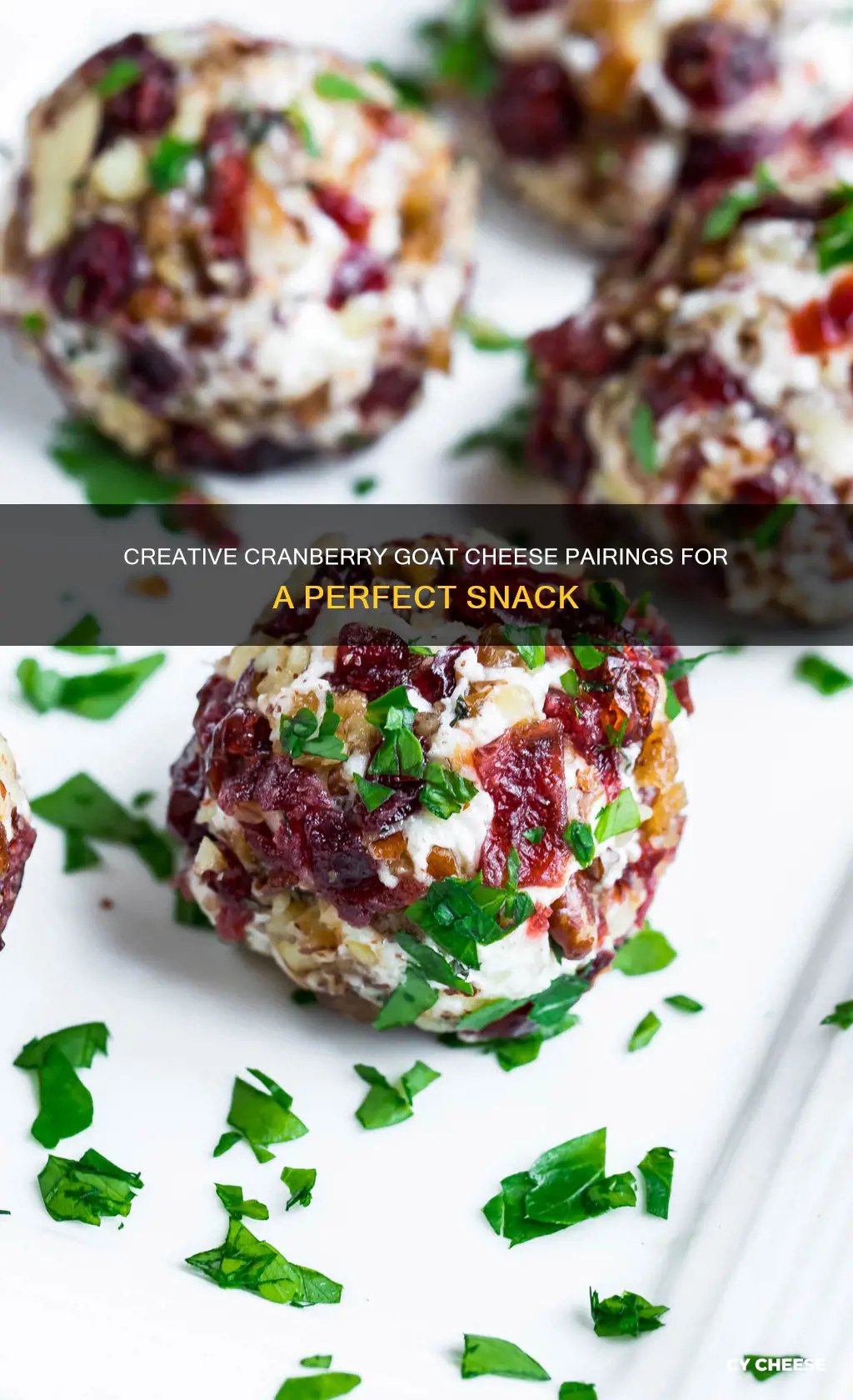 what pairs well wiht cranberry goat cheese