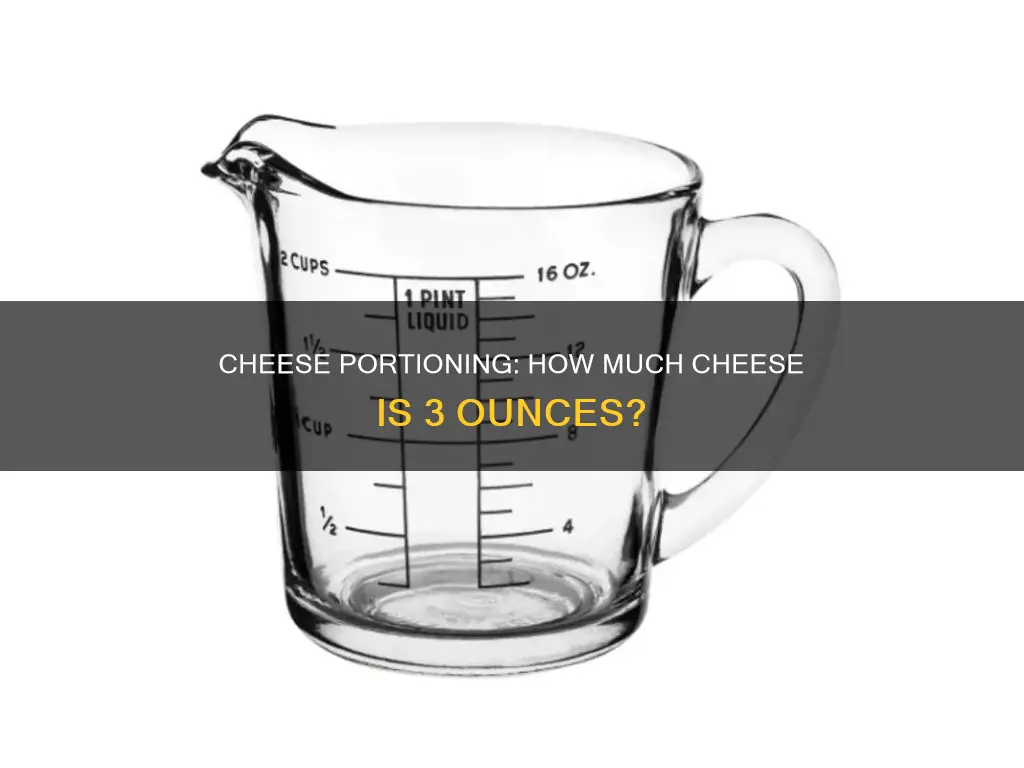 what part of a cup is 3 ounces of cheese