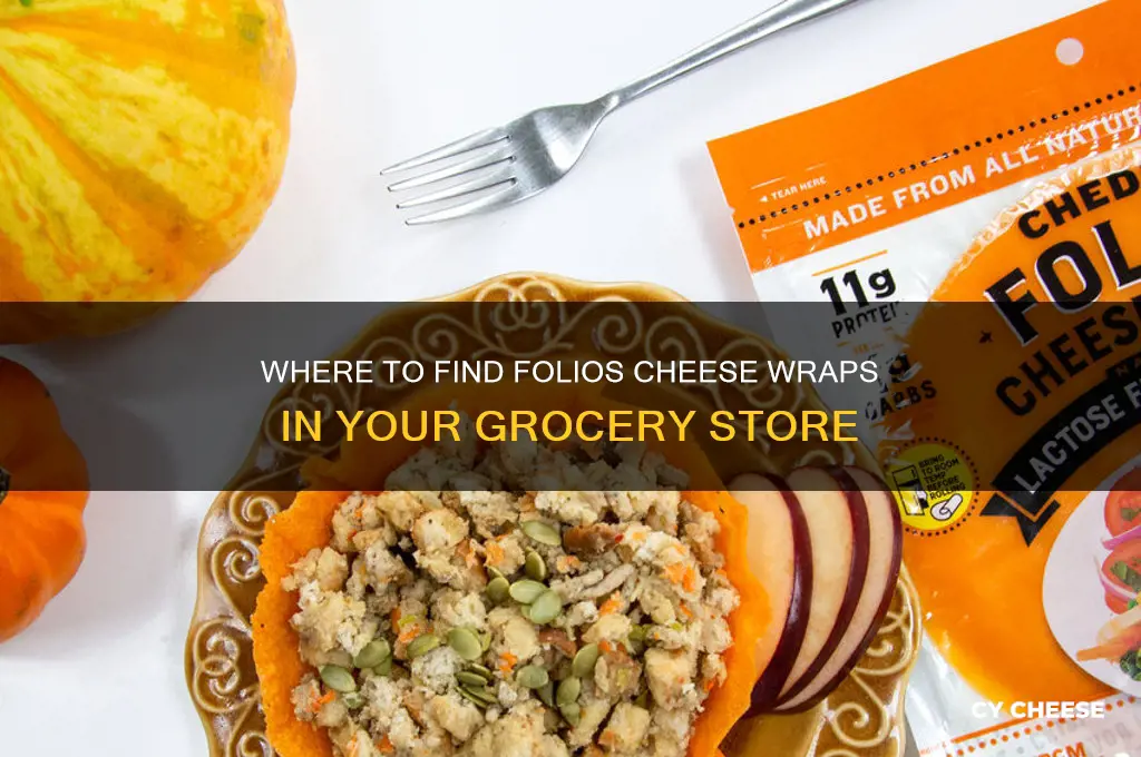 what part of the store has folios cheese wraps
