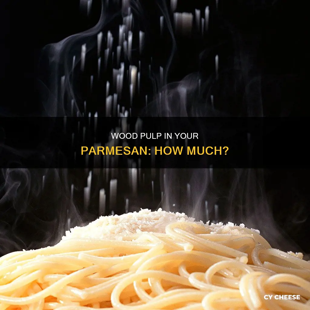 what percent of parmesan cheese is wood pulp