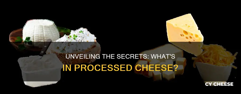 what processed cheese made of