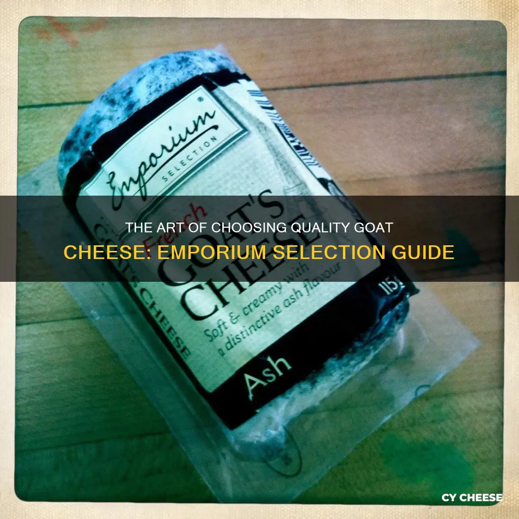 what quality is emporium selection goat cheese