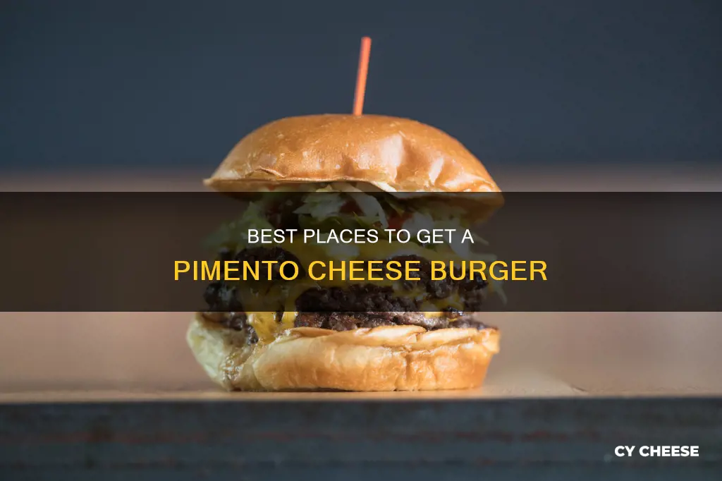 what restaurante cand i get a pimento cheese burger