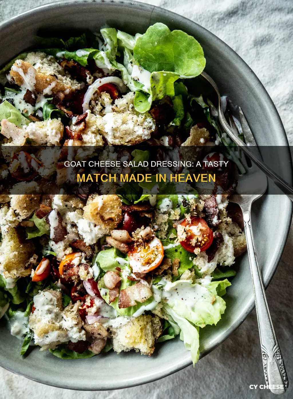 what salad dressing to pair with goat cheese